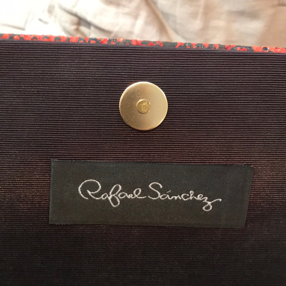 Embossed Python Calfskin Handbag - image 4